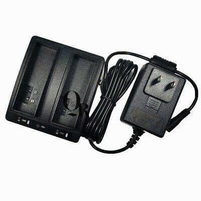 Black Dual Total Station Li Lon Battery Charger For GETAC PS236 PS336