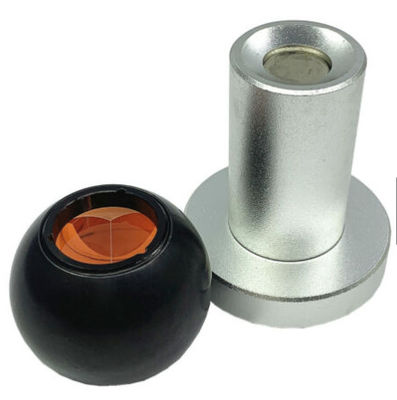 Magnetic Base Stand Total Station Survey Mini Prism Constant 17.5mm with Copper Coated Ball Prism Set