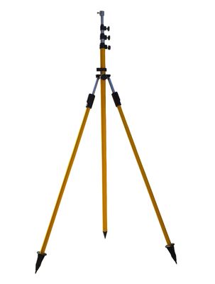 Twist Lock Range Pole With Prism GNSS Prism Pole Bipod