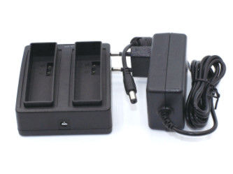 Black Dual Total Station Li Lon Battery Charger For GETAC PS236 PS336