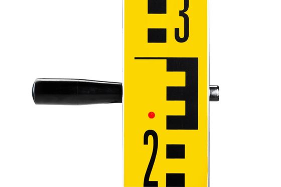 Barcoded Metric Grade Rod 2m Measuring Pole Height Stick