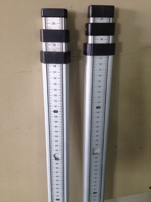 Bubble Aluminium Levelling Staff 3m Telescopic Measuring Staff