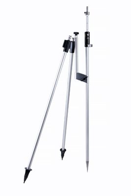 Light Weight Prism Pole Bipod 2.15m Prism Pole Bubble Level