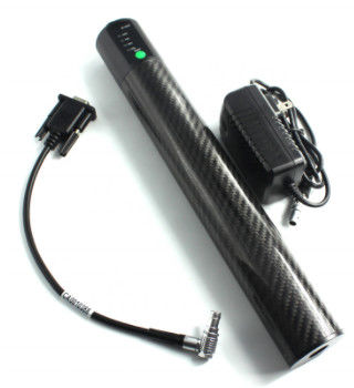 5000mAH Carbon Fibre Telescopic Pole 12V GNSS Gps Survey Pole Power Battery