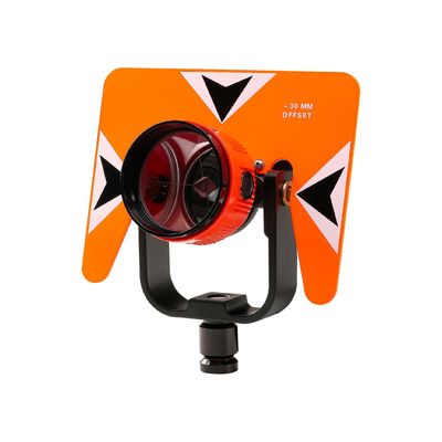 EDM Orange Reflector Surveying Prism 64mm Diamater Single Prism