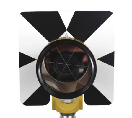 Surveying Reflector 64mm Total Station Circular Prism 5/8x11 Female Thread